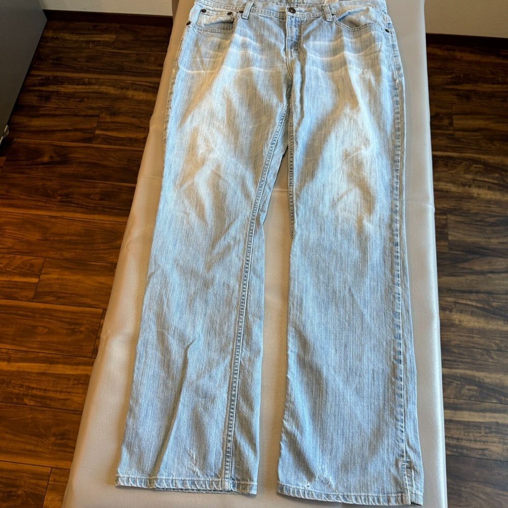 Cruel Georgia Jeans Women's 36"x33" Relax Fit  Boot Cut Lite Washed Blue cowgirl